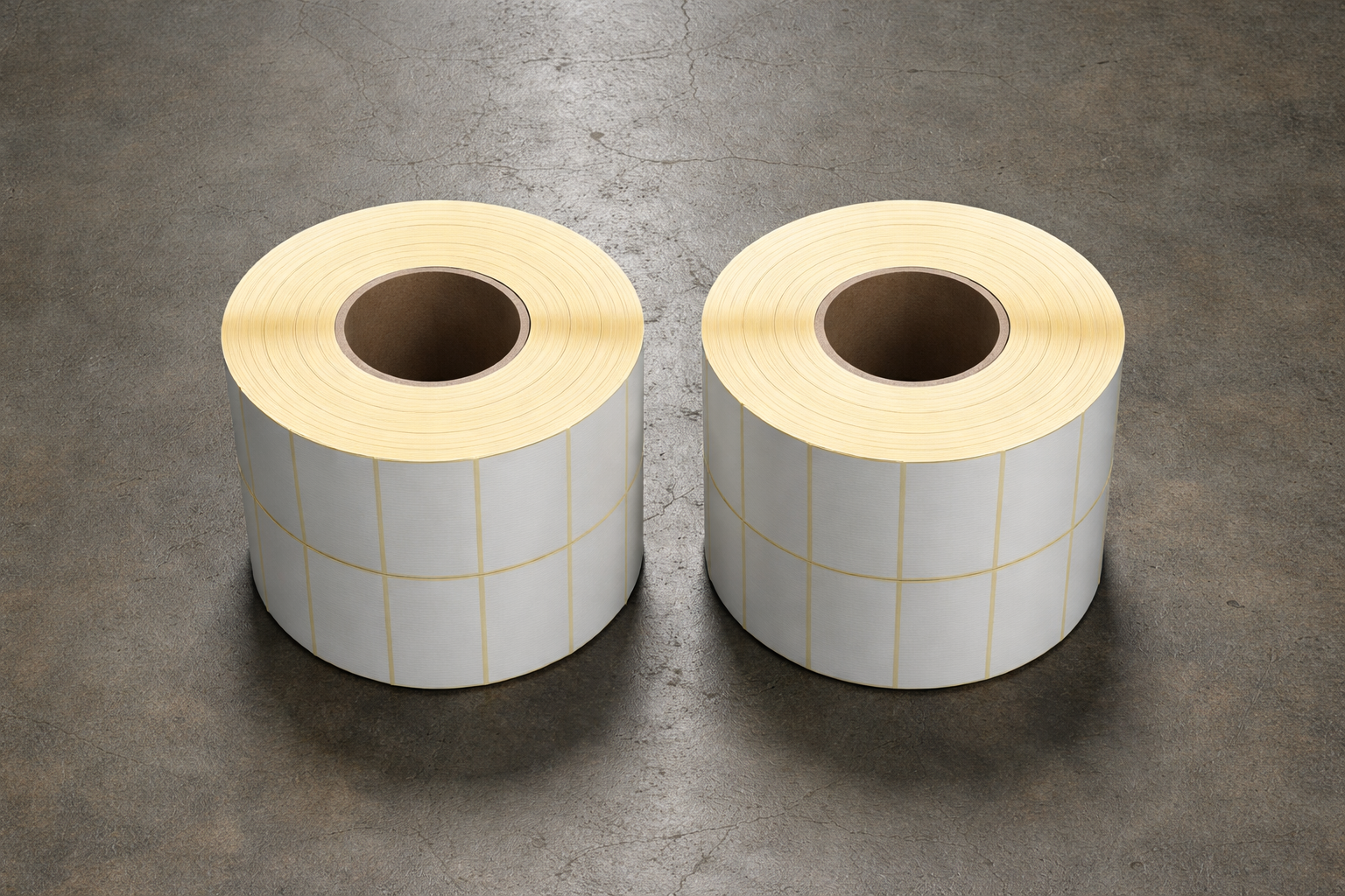 Label rolls produced in San Diego